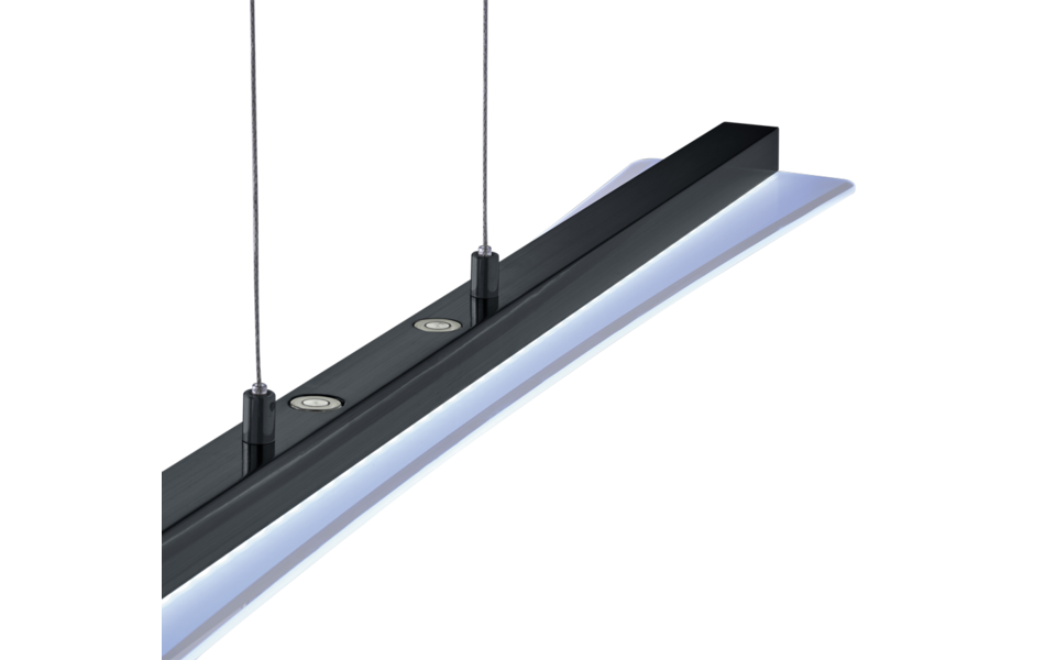 Trio Lighting Trio SMASH LED pendant light | 1x 18W 1980 lm 6500K | black | IP20 | 150 cm Trio Lighting Trio SMASH LED pendant light | 1x 18W 1980 lm 6500K | black | IP20 | 150 cm