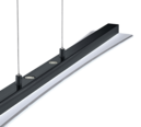 Trio Lighting Trio SMASH LED pendant light | 1x 18W 1980 lm 6500K | black | IP20 | 150 cm