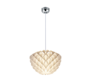 Trio Lighting Trio TILIA hanglamp | E27 Fitting | wit | Ø 40 cm | IP20 | excl. 1x E27 | max. 60W