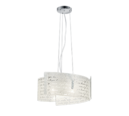 Trio Lighting Trio SIGNA hanglamp | E27 Fitting | wit | Ø 50 cm | IP20 | excl. 3x E27 | max. 40W