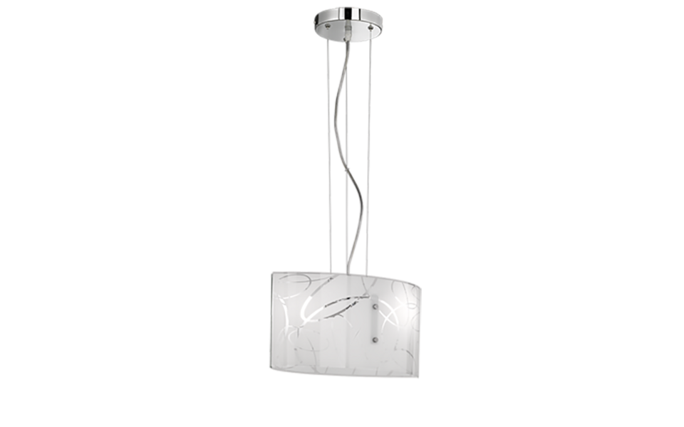Trio Lighting Trio SPIRELLI pendant light | 2x E27 max 40W | white | IP20 | 150 cm