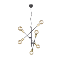 Trio CROSS pendant light | E27 | black | Ø 54.5 cm | IP20