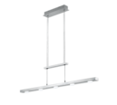 Trio Lighting Trio LACAL hanglamp | LED | nikkel mat | 100 x 8 cm | IP20 | 7x 4W | 380 lm | 3000+5000K | niet dimbaar