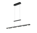 Trio Lighting Trio LACAL LED pendant light | 7x 4W 380 lm 5000K | black | IP20 | 160 cm