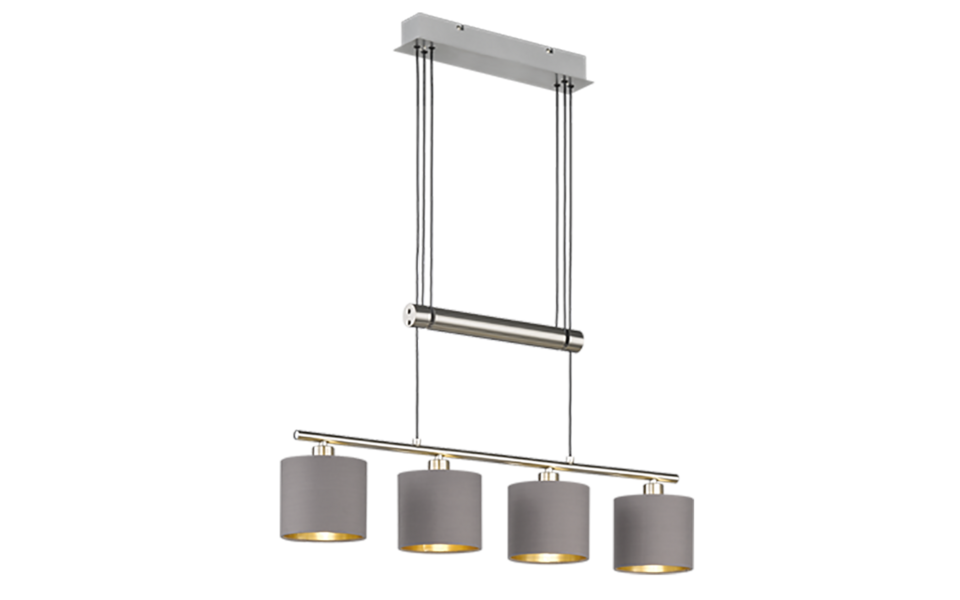 Trio Lighting Trio GARDA pendant light | 4x E14 max 40W | IP20 | 150 cm Trio Lighting Trio GARDA pendant light | 4x E14 max 40W | IP20 | 150 cm