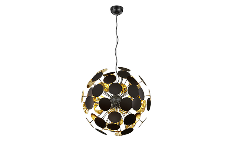 Trio Lighting Trio DISCALGO pendant light | 6x E14 max 40W | black | Ø 54 cm | IP20 | 150 cm Trio Lighting Trio DISCALGO pendant light | 6x E14 max 40W | black | Ø 54 cm | IP20 | 150 cm