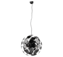 Trio Lighting Trio DISCALGO hanglamp | E14 Fitting | mat zwart met verchroomd | Ø 54 cm | IP20 | excl. 6x E14 | max. 40W