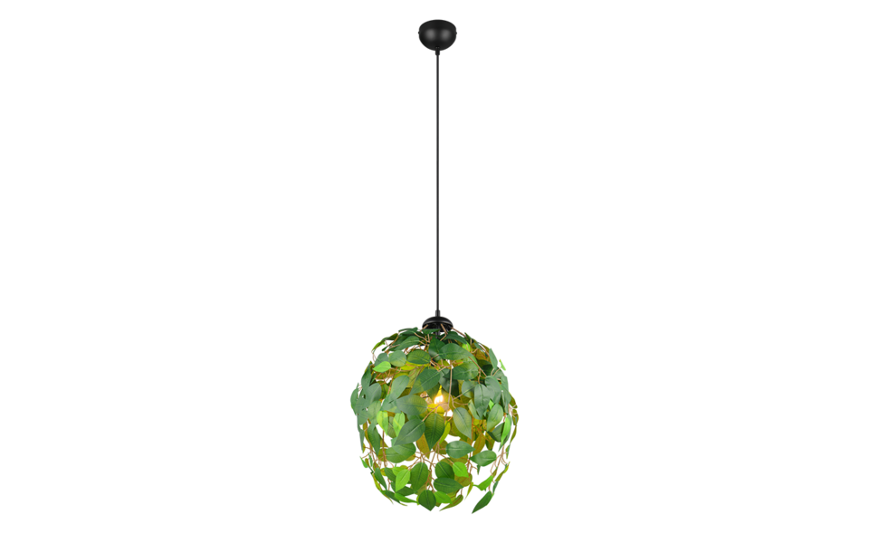 Trio Lighting Trio LEAVY pendant light | 1x E27 max 40W | Ø 38 cm | IP20 | 150 cm