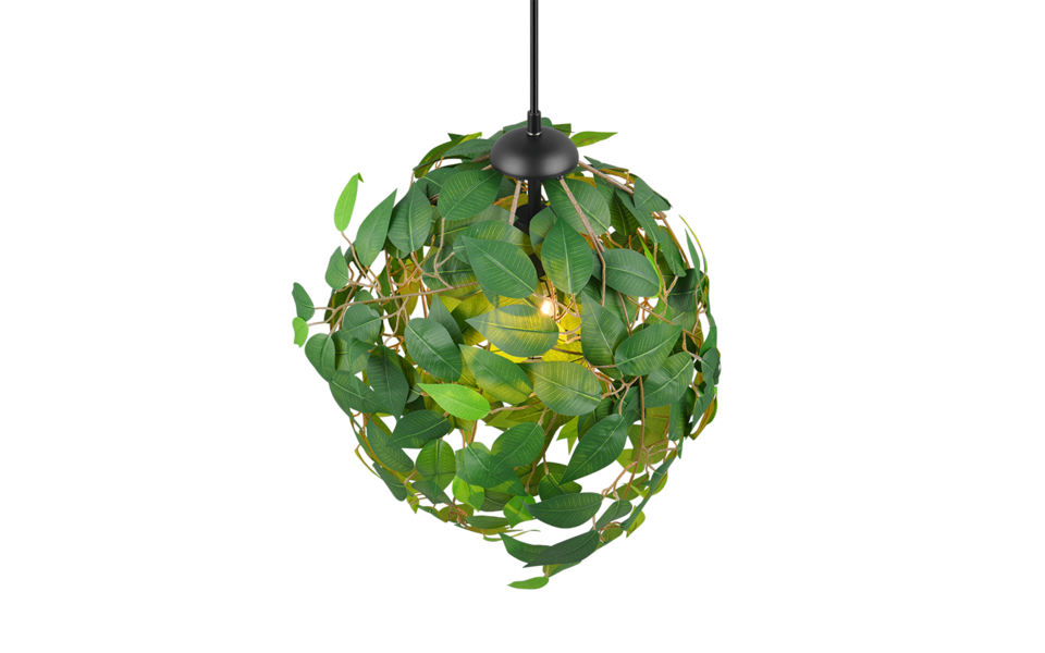 Trio Lighting Trio LEAVY pendant light | 1x E27 max 40W | Ø 38 cm | IP20 | 150 cm
