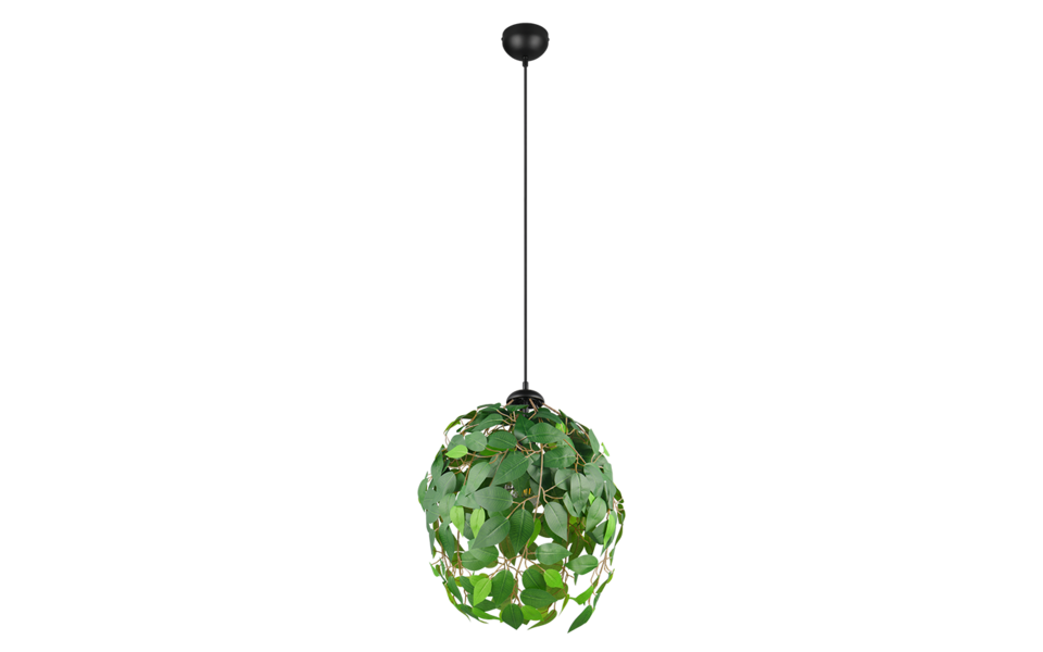 Trio Lighting Trio LEAVY pendant light | 1x E27 max 40W | Ø 38 cm | IP20 | 150 cm