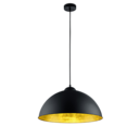 Trio Lighting Trio ROMINO II hanglamp | E27 Fitting | mat zwart | Ø 50 cm | IP20 | excl. 1x E27 | max. 60W