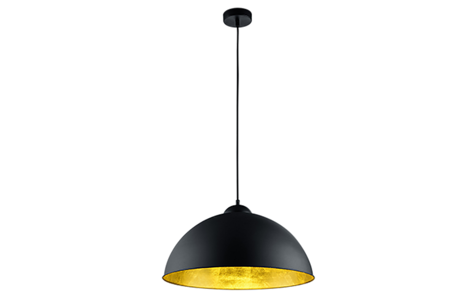 Trio Lighting Trio ROMINO II pendant light | 1x E27 max 40W | black | Ø 50 cm | IP20 | 150 cm