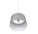 Trio Lighting Trio HOTEL hanglamp | E27 Fitting | nikkel mat met grijs | Ø 40 cm | IP20 | excl. 1x E27 | max. 60W
