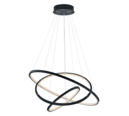 Trio Lighting Trio AARON hanglamp | LED | antraciet | Ø 80 cm | IP20 | 1x 78W | 9200 lm | 3000-6000K | dimbaar