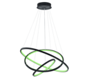 Trio Lighting Trio AARON hanglamp | LED | antraciet | Ø 80 cm | IP20 | 1x 78W | 9200 lm | 3000-6000K | dimbaar