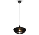Trio Lighting Trio COLINO pendant light | 1x E27 max 40W | black | Ø 40 cm | IP20 | 150 cm