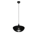 Trio Lighting Trio COLINO hanglamp | E27 Fitting | mat zwart met zwart | Ø 40 cm | IP20 | excl. 1x E27 | max. 40W