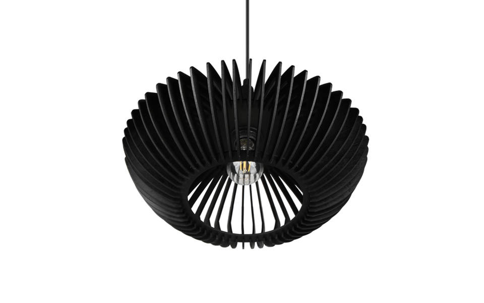 Trio Lighting Trio COLINO pendant light | 1x E27 max 40W | black | Ø 40 cm | IP20 | 150 cm Trio Lighting Trio COLINO pendant light | 1x E27 max 40W | black | Ø 40 cm | IP20 | 150 cm