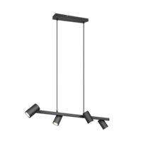 Trio MARLEY pendant light | GU10 | black | IP20 Trio MARLEY pendant light | GU10 | black | IP20
