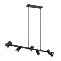 Trio MARLEY pendant light | GU10 | black | IP20