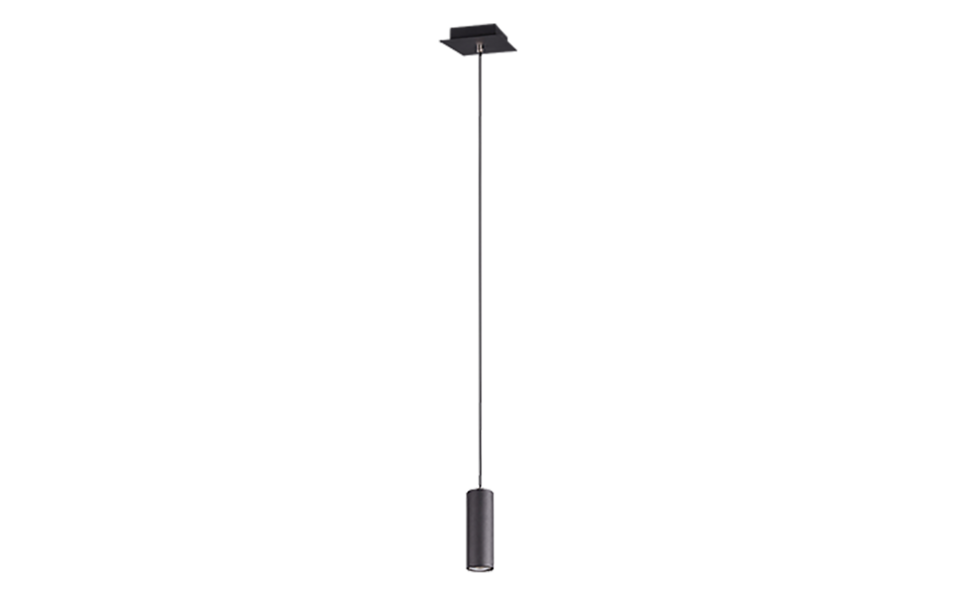 Trio Lighting Trio MARLEY hanglamp | GU10 Fitting | mat zwart | 12 x 12 cm | IP20 | excl. 1x GU10 | max. 35W Trio Lighting Trio MARLEY hanglamp | GU10 Fitting | mat zwart | 12 x 12 cm | IP20 | excl. 1x GU10 | max. 35W