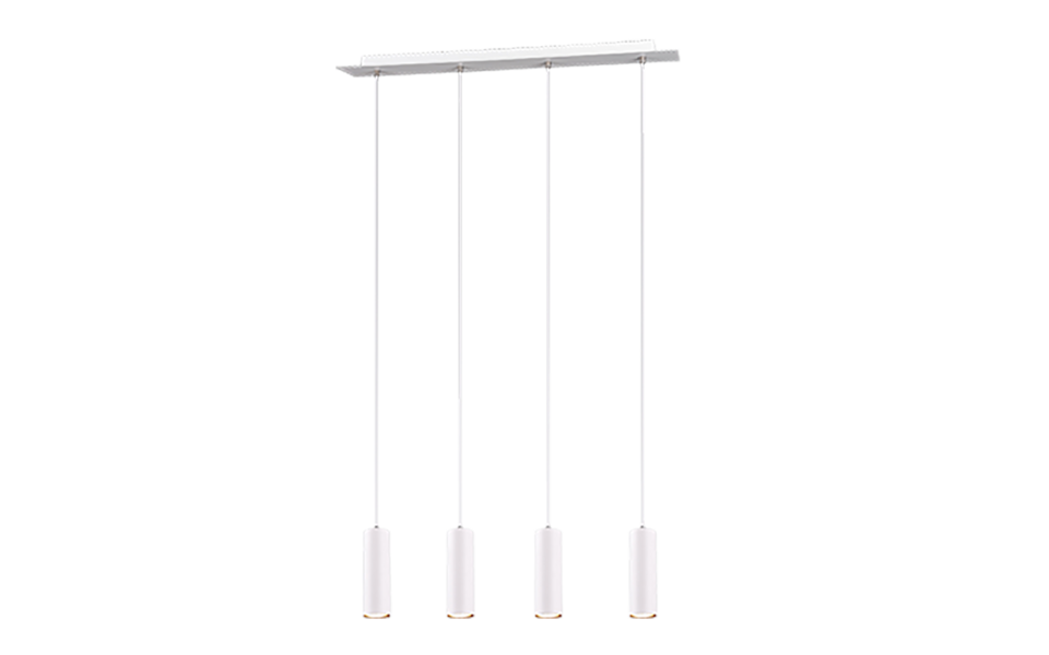 Trio Lighting Trio MARLEY hanglamp | GU10 Fitting | wit | 75 x 9 cm | IP20 | excl. 4x GU10 | max. 35W