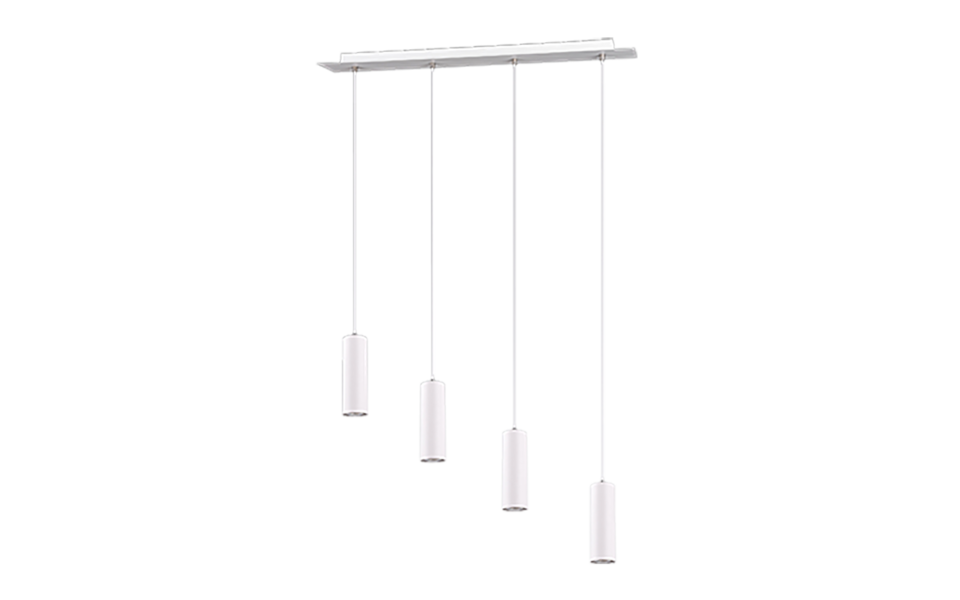Trio Lighting Trio MARLEY pendant light | 4x GU10 | white | IP20 | 150 cm