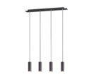 Trio Lighting Trio MARLEY pendant light | 4x GU10 | black | IP20 | 150 cm
