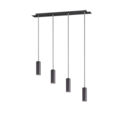 Trio Lighting Trio MARLEY pendant light | 4x GU10 | black | IP20 | 150 cm