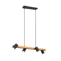 Trio MARLEY pendant light | GU10 | black | IP20