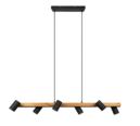 Trio Lighting Trio MARLEY pendant light | 6x GU10 | black | IP20 | 150 cm
