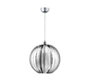 Trio Lighting Trio ZUCCA hanglamp | E27 Fitting | chroom | Ø 40 cm | IP20 | excl. 1x E27 | max. 60W