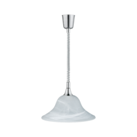 Trio VIOLA hanglamp | nikkel mat/wit geborsteld | IP20 | E27