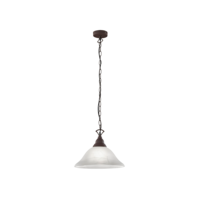 Trio COUNTRY hanglamp | E27 | roestkleur/albast | IP20 | uitv. 1 Trio COUNTRY hanglamp | E27 | roestkleur/albast | IP20 | uitv. 1