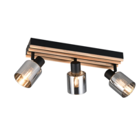 Trio TRAVIA ceiling spotlight | E14 | black | IP20
