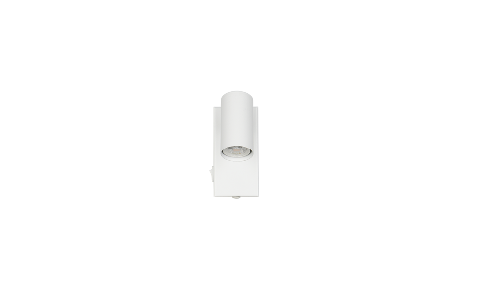 Trio Lighting Trio TARYN plafondspot | GU10 Fitting | wit mat | 14 x 6 cm | IP20 | excl. 1x GU10 | max. 5W