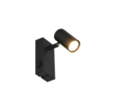Trio Lighting Trio TARYN ceiling spotlight | 1x GU10 | black | Ø 12 cm | IP20 | 13 cm