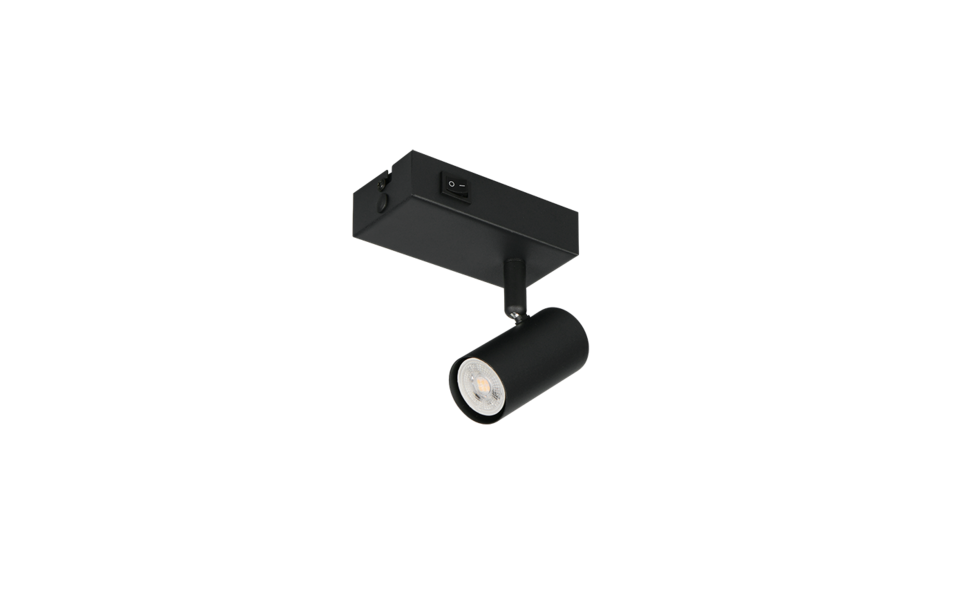 Trio Lighting Trio TARYN ceiling spotlight | 1x GU10 | black | Ø 12 cm | IP20 | 13 cm Trio Lighting Trio TARYN ceiling spotlight | 1x GU10 | black | Ø 12 cm | IP20 | 13 cm