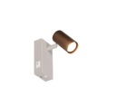 Trio Lighting Trio TARYN ceiling spotlight | 1x GU10 | mocha brown | Ø 12 cm | IP20 | 13 cm