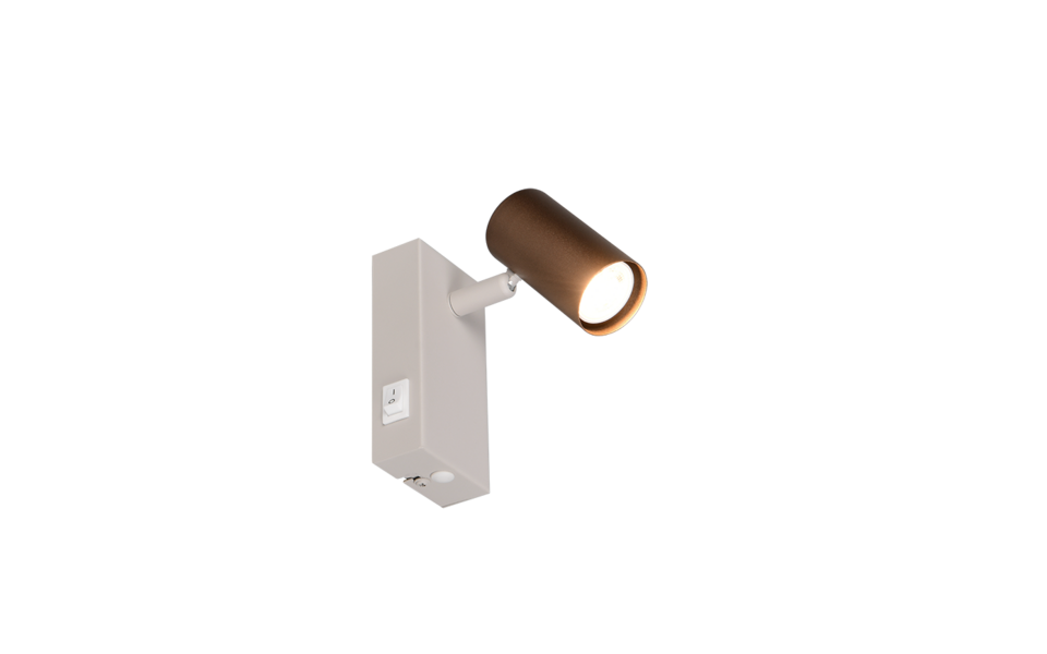 Trio Lighting Trio TARYN ceiling spotlight | 1x GU10 | mocha brown | Ø 12 cm | IP20 | 13 cm Trio Lighting Trio TARYN ceiling spotlight | 1x GU10 | mocha brown | Ø 12 cm | IP20 | 13 cm