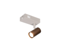 Trio Lighting Trio TARYN plafondspot | GU10 Fitting | koffie | 14 x 6 cm | IP20 | excl. 1x GU10 | max. 5W