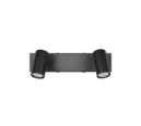 Trio Lighting Trio TARYN ceiling spotlight | 2x GU10 | black | Ø 26 cm | IP20 | 13 cm