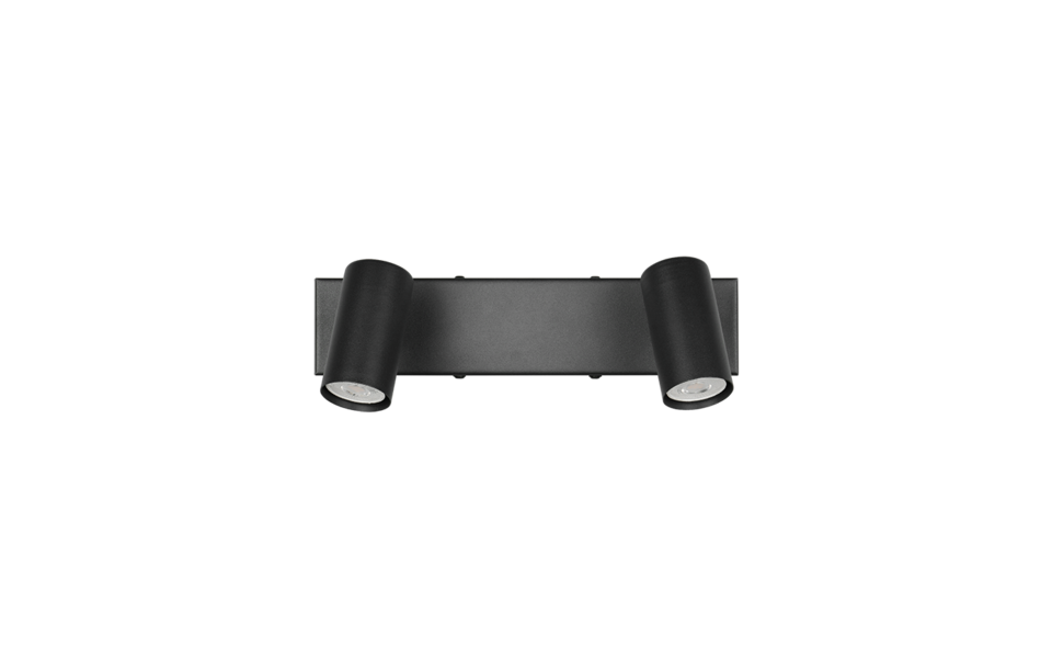 Trio Lighting Trio TARYN ceiling spotlight | 2x GU10 | black | Ø 26 cm | IP20 | 13 cm Trio Lighting Trio TARYN ceiling spotlight | 2x GU10 | black | Ø 26 cm | IP20 | 13 cm