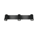 Trio Lighting Trio TARYN plafondspot | GU10 Fitting | mat zwart | 44,5 x 6 cm | IP20 | excl. 3x GU10 | max. 5W