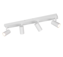 Trio Lighting Trio TARYN plafondspot | GU10 Fitting | wit mat | 62 x 6 cm | IP20 | excl. 4x GU10 | max. 5W