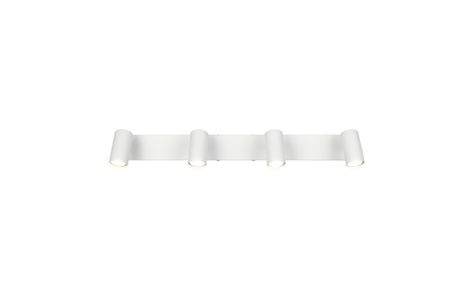 Trio Lighting Trio TARYN plafondspot | GU10 Fitting | wit mat | 62 x 6 cm | IP20 | excl. 4x GU10 | max. 5W