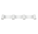 Trio Lighting Trio TARYN plafondspot | GU10 Fitting | wit mat | 62 x 6 cm | IP20 | excl. 4x GU10 | max. 5W