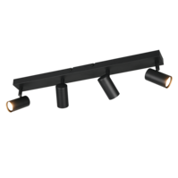 Trio TARYN ceiling spotlight | GU10 | black | Ø 65 cm | IP20