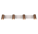Trio Lighting Trio TARYN ceiling spotlight | 4x GU10 | mocha brown | Ø 65 cm | IP20 | 13 cm