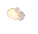 Trio Lighting Trio CALVI plafondspot | E14 Fitting | wit mat met natuurlijke afwerking | 14 x 13 cm | IP20 | excl. 1x E14 | max. 10W